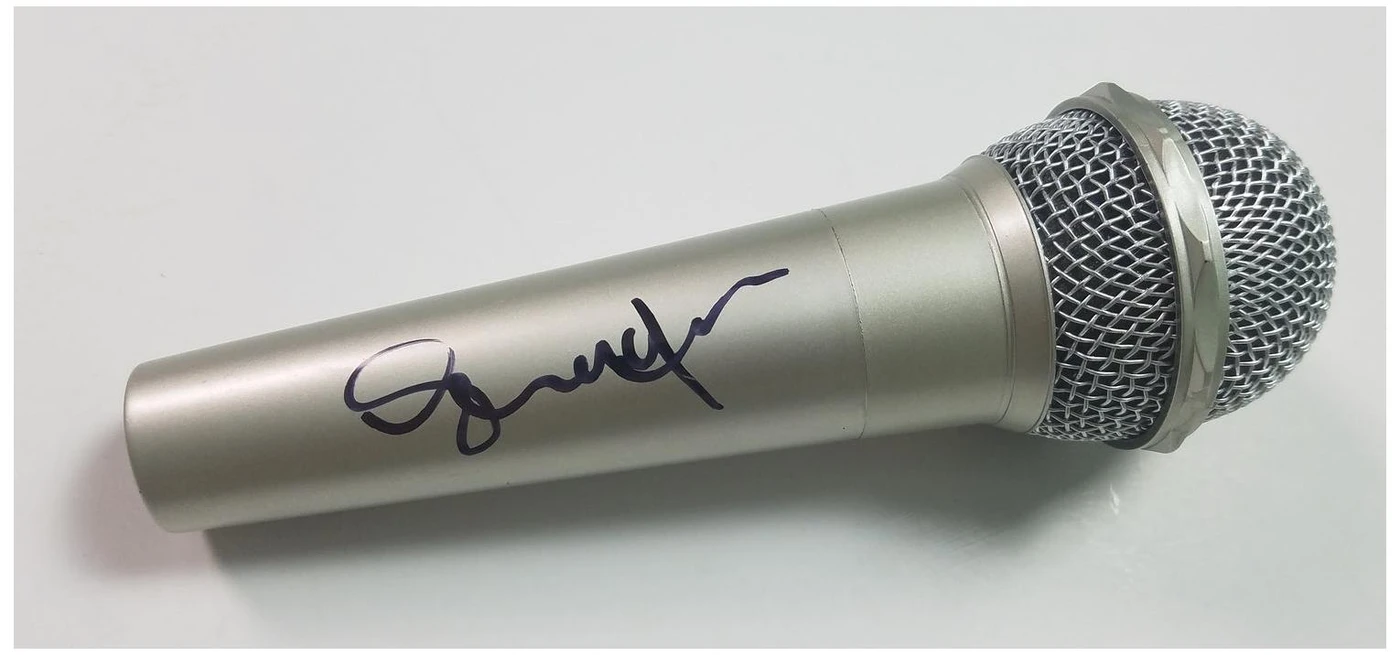 Deep Purple Signed Autographed Glenn Hughes Microphone Exact Video Proof ACOA