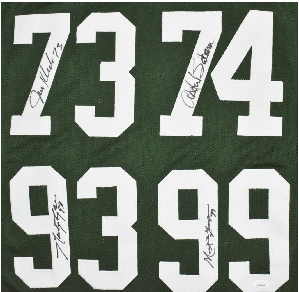 The New York Sack Exchange Signed Football Jersey JSA Witness ITP JSA