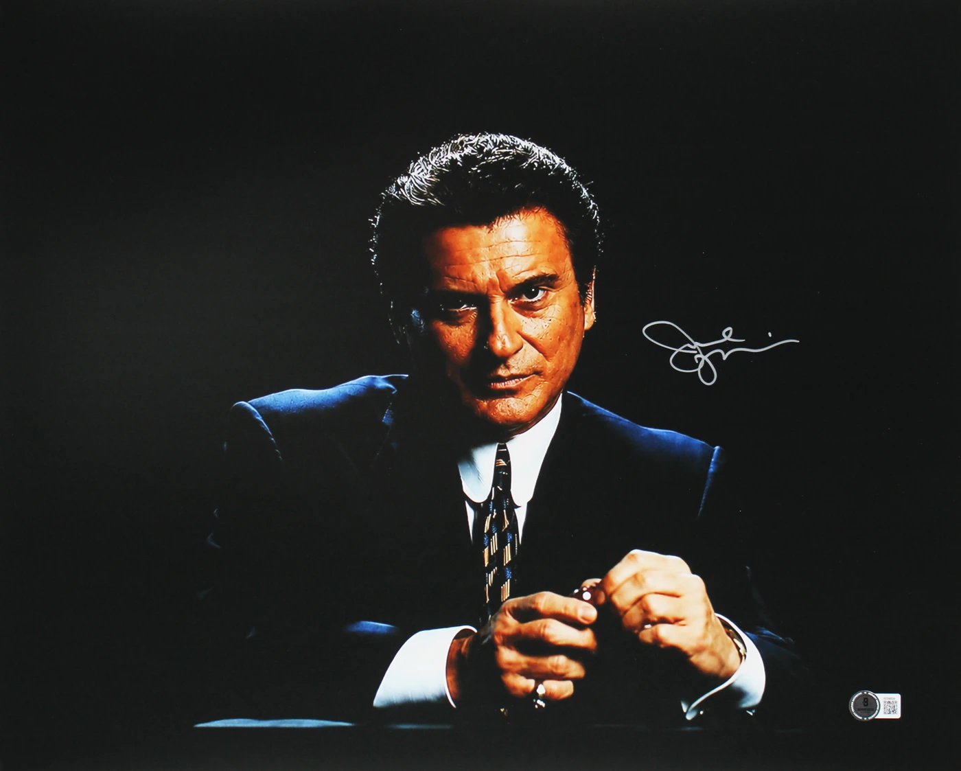 Joe Pesci Casino Authentic Signed 16x20 Horizontal Blackout Photo BAS LOA