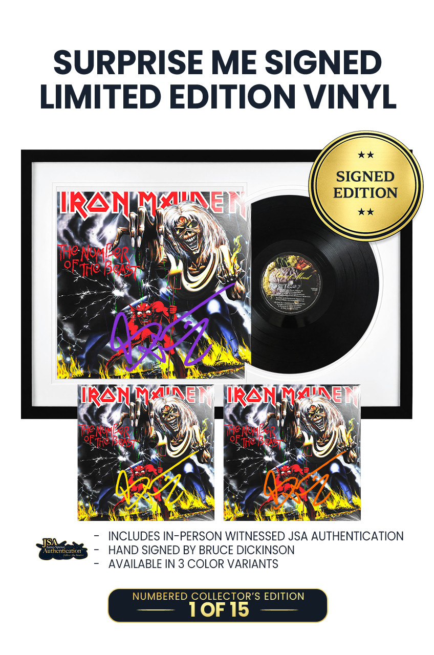 The Number of the Beast Signed Vinyl