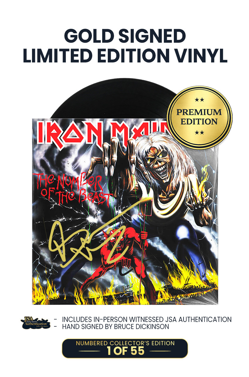 The Number of the Beast Signed Vinyl
