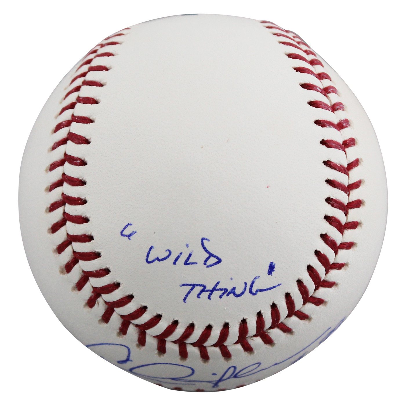 Charlie Sheen Major League "Wild Thing" Authentic Signed OML Baseball BAS Wit