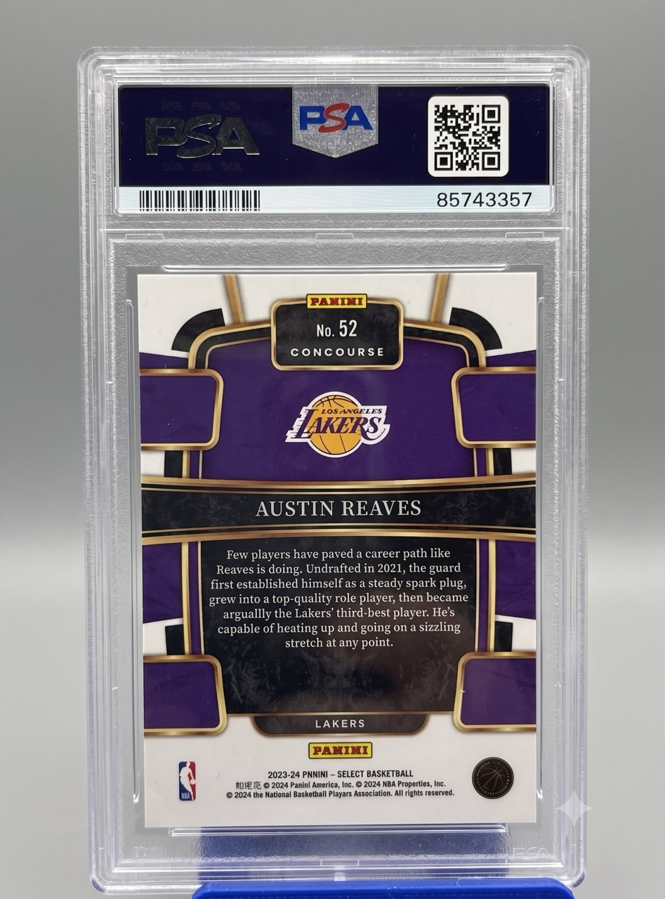 2023-2024 SELECT AUSTIN REAVES  AUTO  PSA/DNA