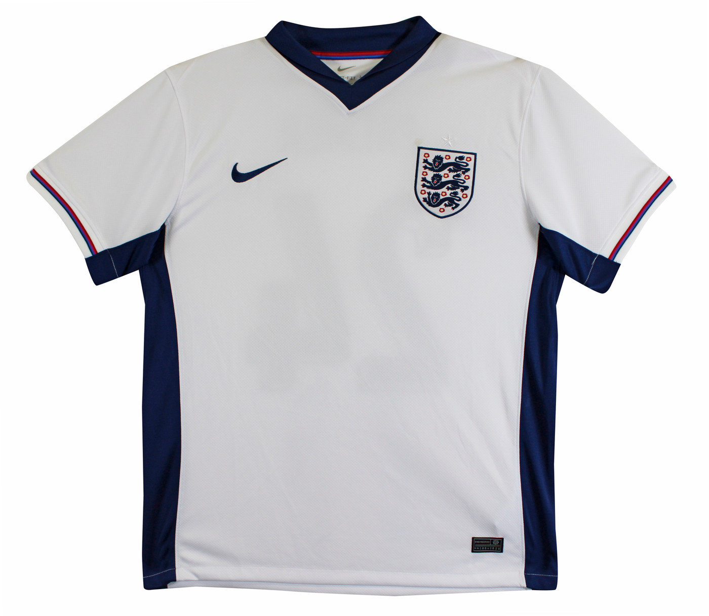 England Cole Palmer Authentic Signed White Nike Jersey Autographed BAS