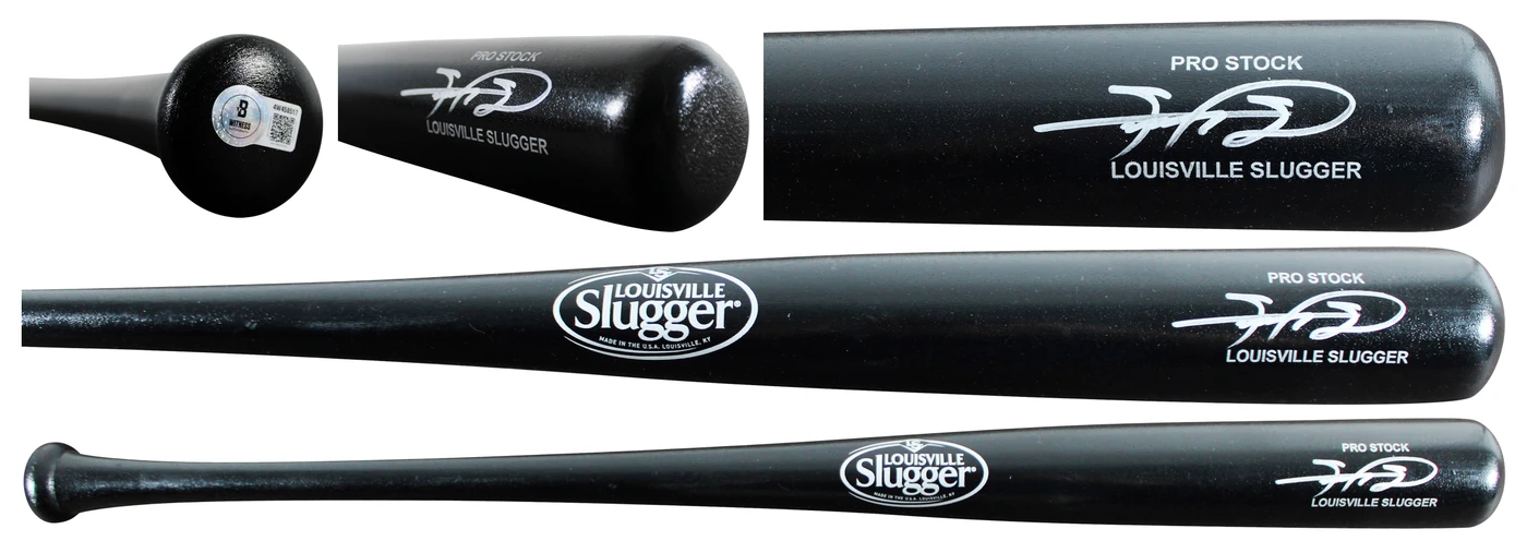 Cubs Sammy Sosa Authentic Signed Black Louisville Slugger Baseball Bat BAS