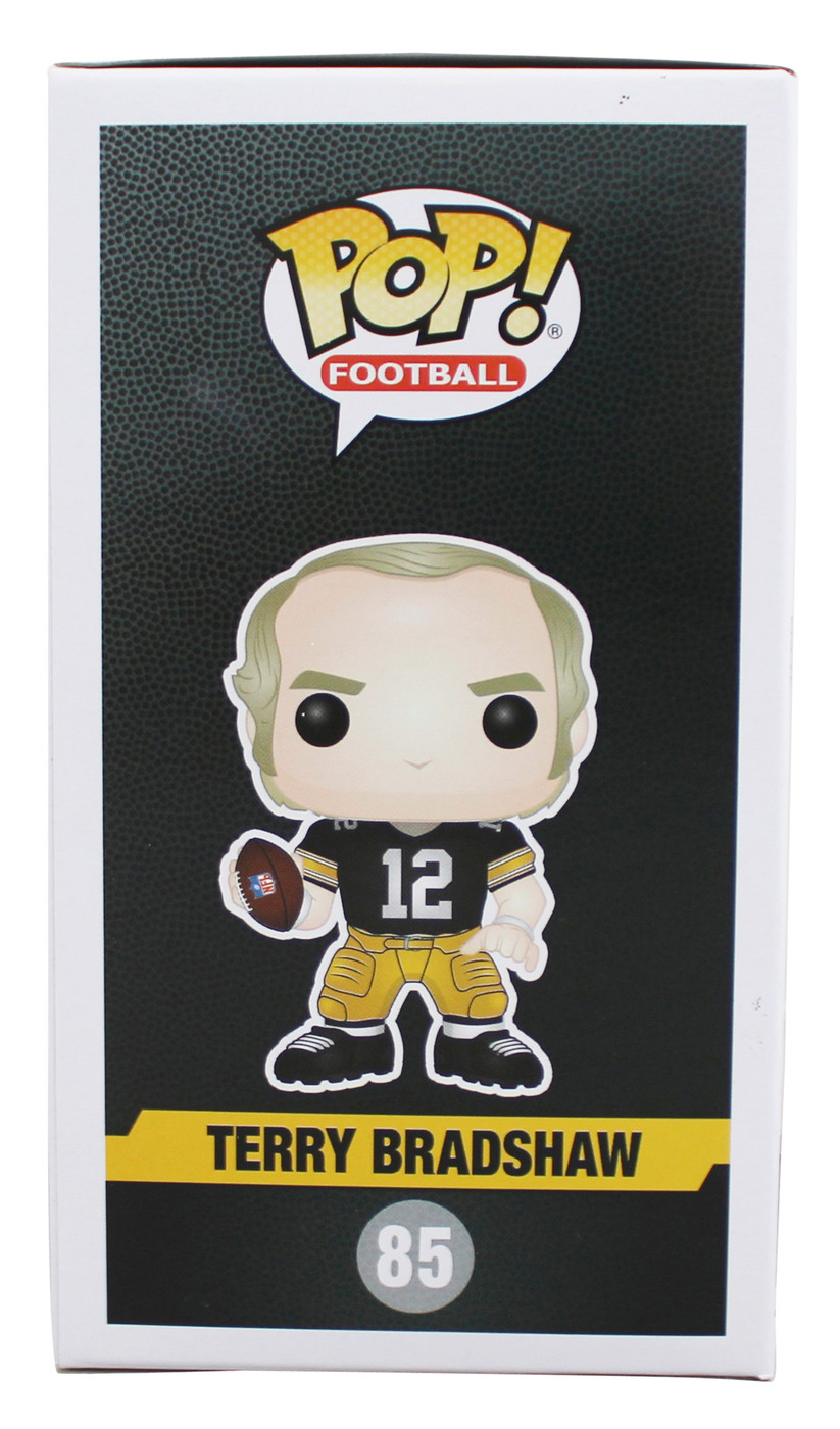Steelers Terry Bradshaw Authentic Signed #85 Funko Pop Figure BAS Wit #3W002712