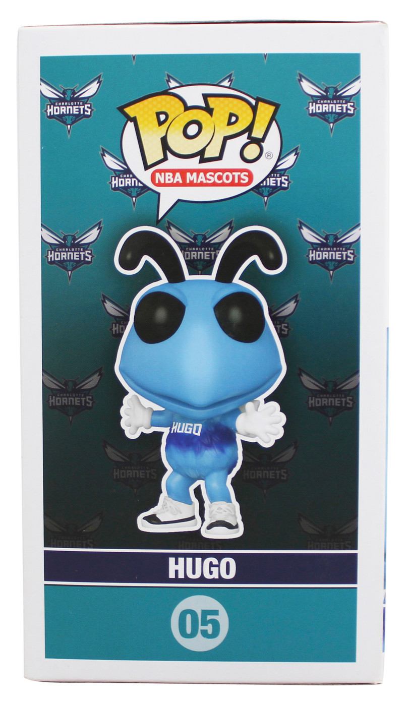 Hornets Larry Johnson Authentic Signed #05 Hugo Funko Pop BAS Wit #2W567969