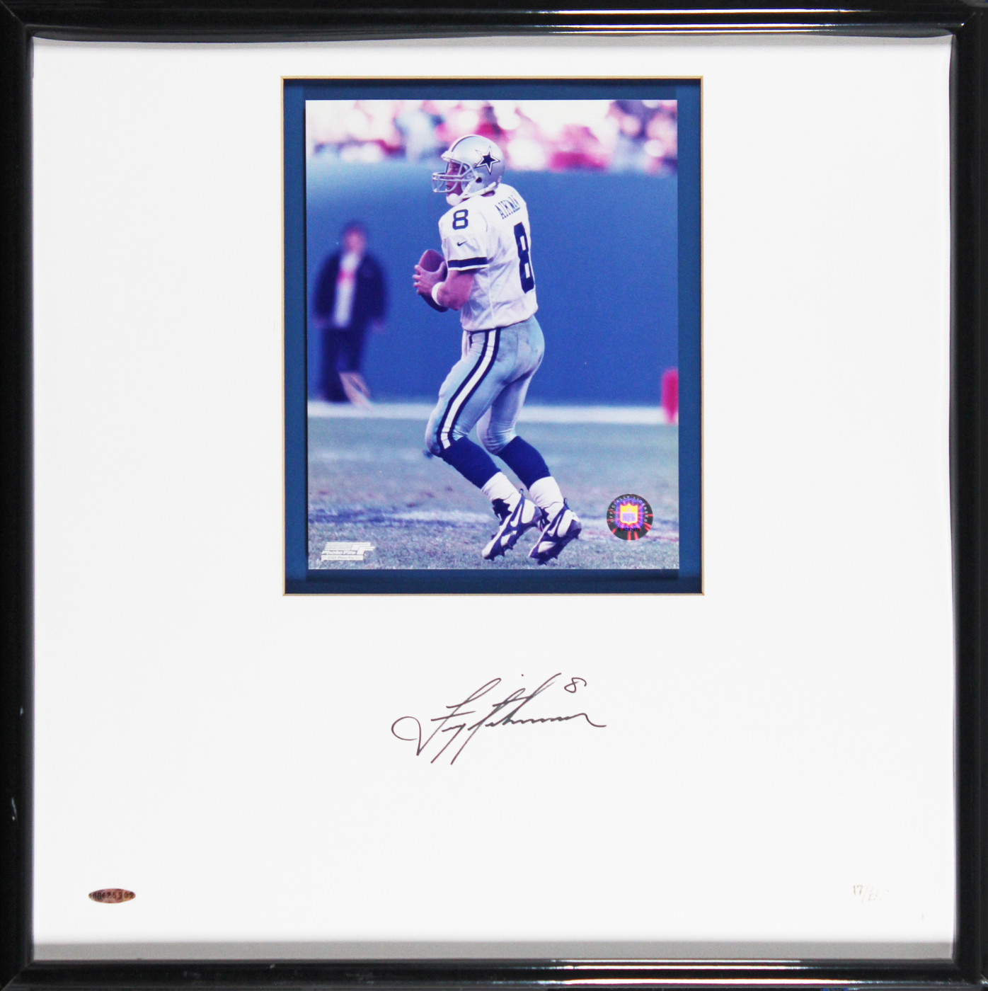 Cowboys Troy Aikman Authentic Signed Framed Display LE #17/248 UDA #BAE75902