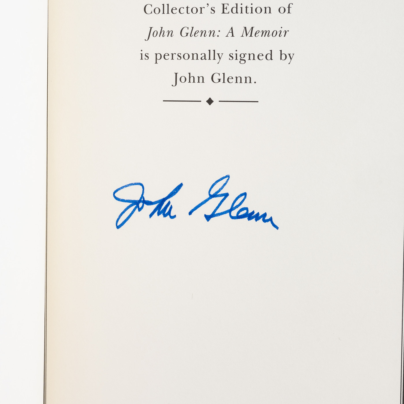 John Glenn: A Memoir