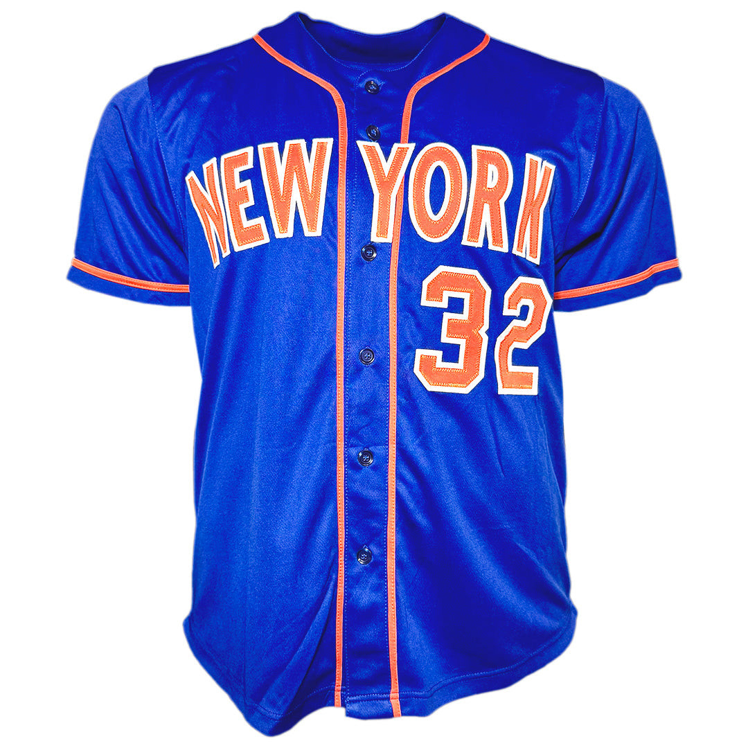 Steven Matz Signed New York Grey Baseball Jersey (JSA) Version 1