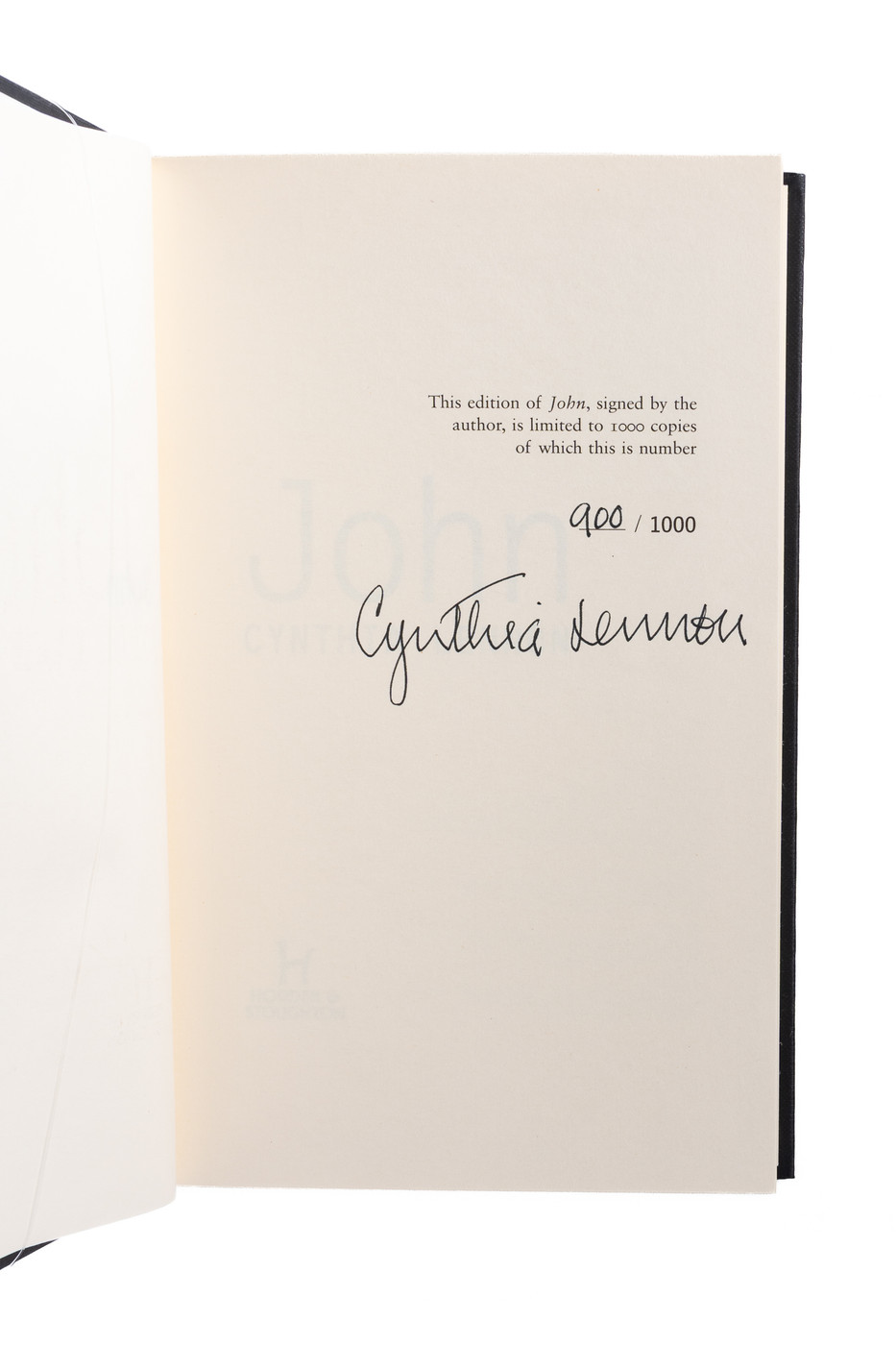 John (Deluxe Slipcased Signed Limited First Edition)