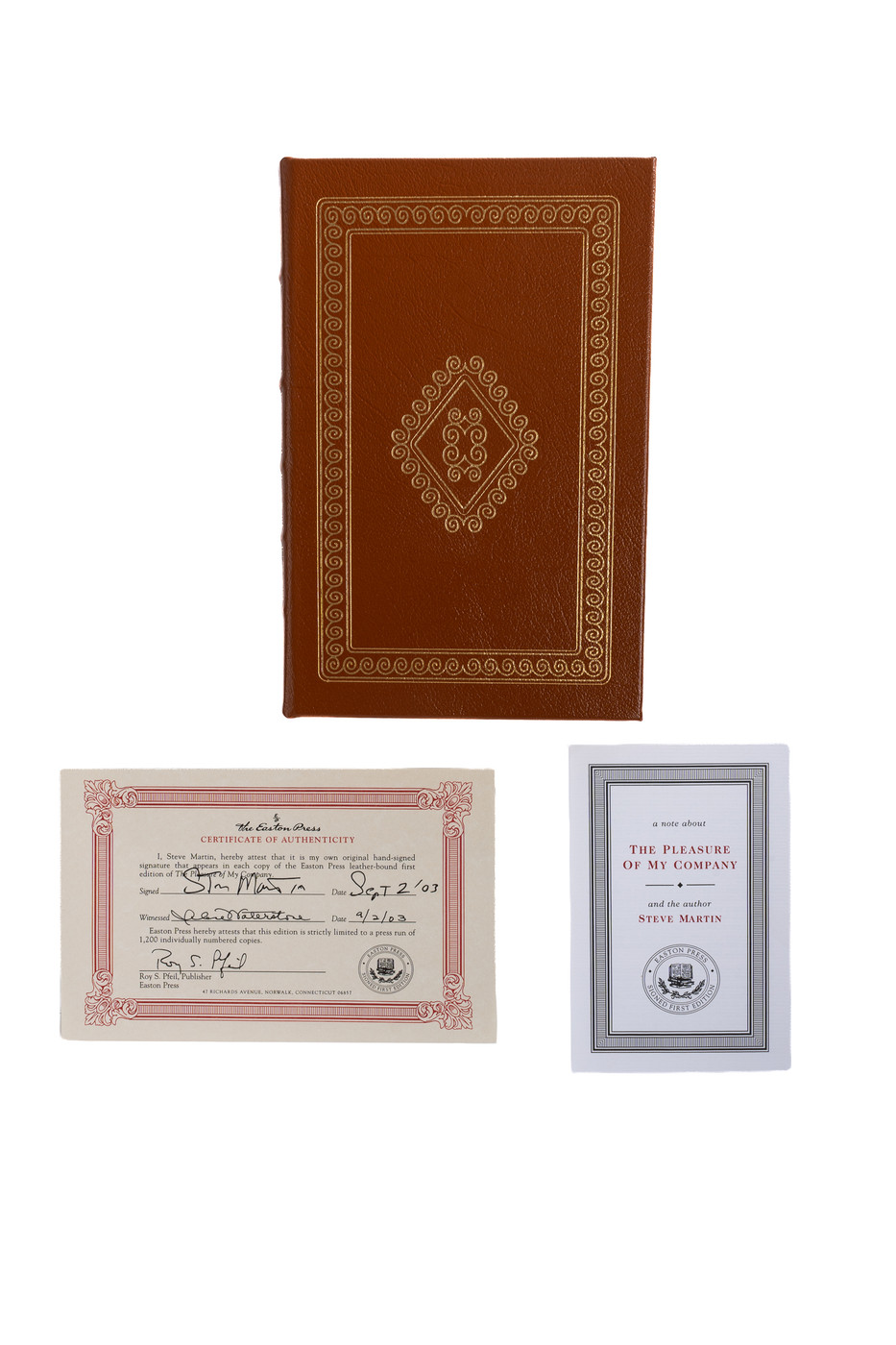 Steve Martin Signed First Edition The Pleasure of My Company
