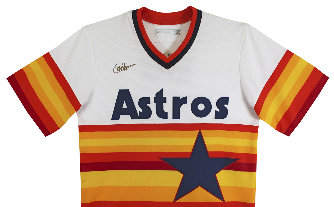 Astros Nolan Ryan "HOF 99" Authentic Signed Rainbow Nike CC Jersey BAS