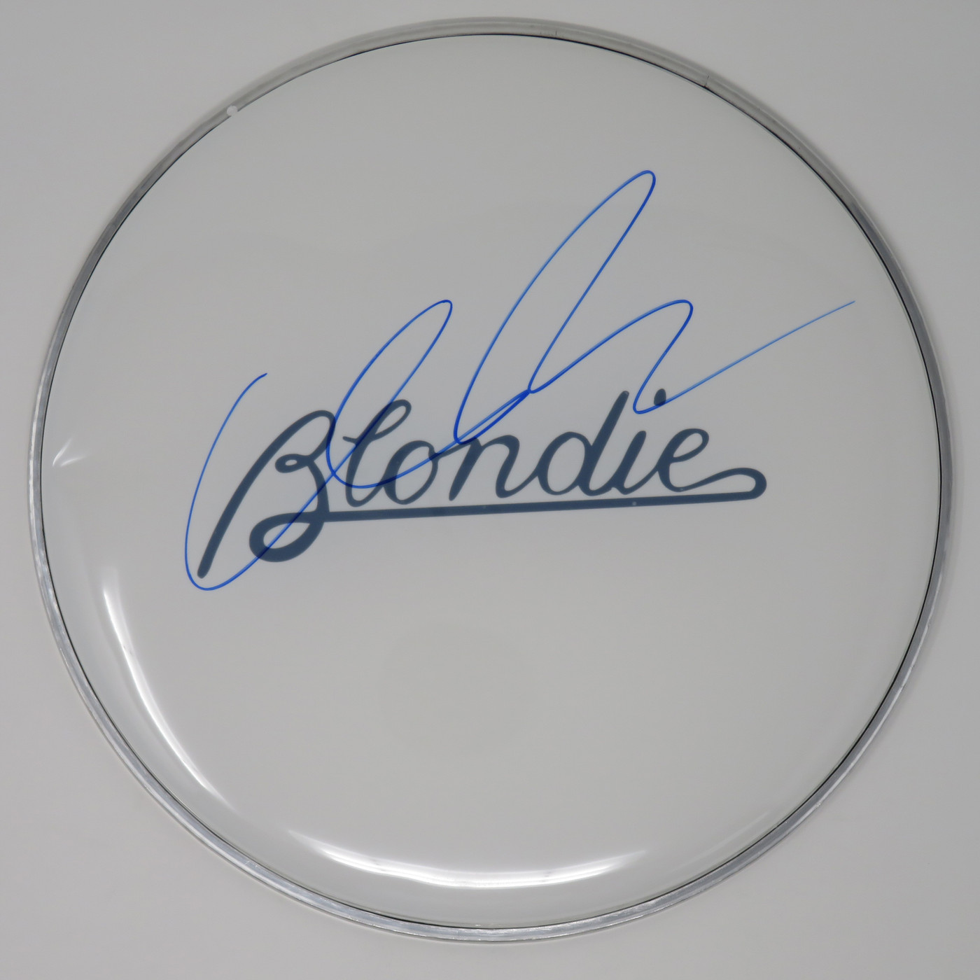 Blondie Signed Drumhead
