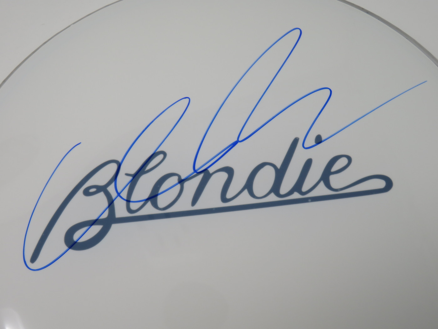 Blondie Signed Drumhead