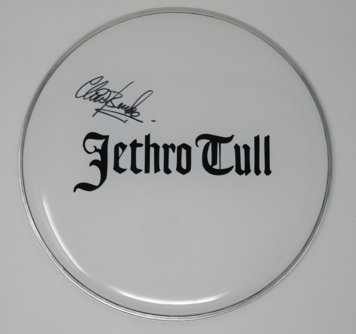 Jethro Tull Signed Drumhead