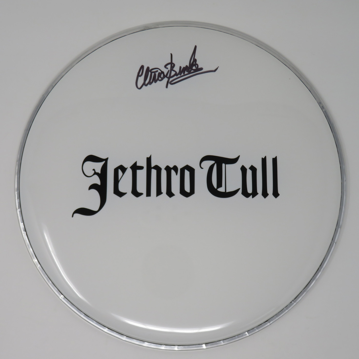 Jethro Tull Signed Drumhead
