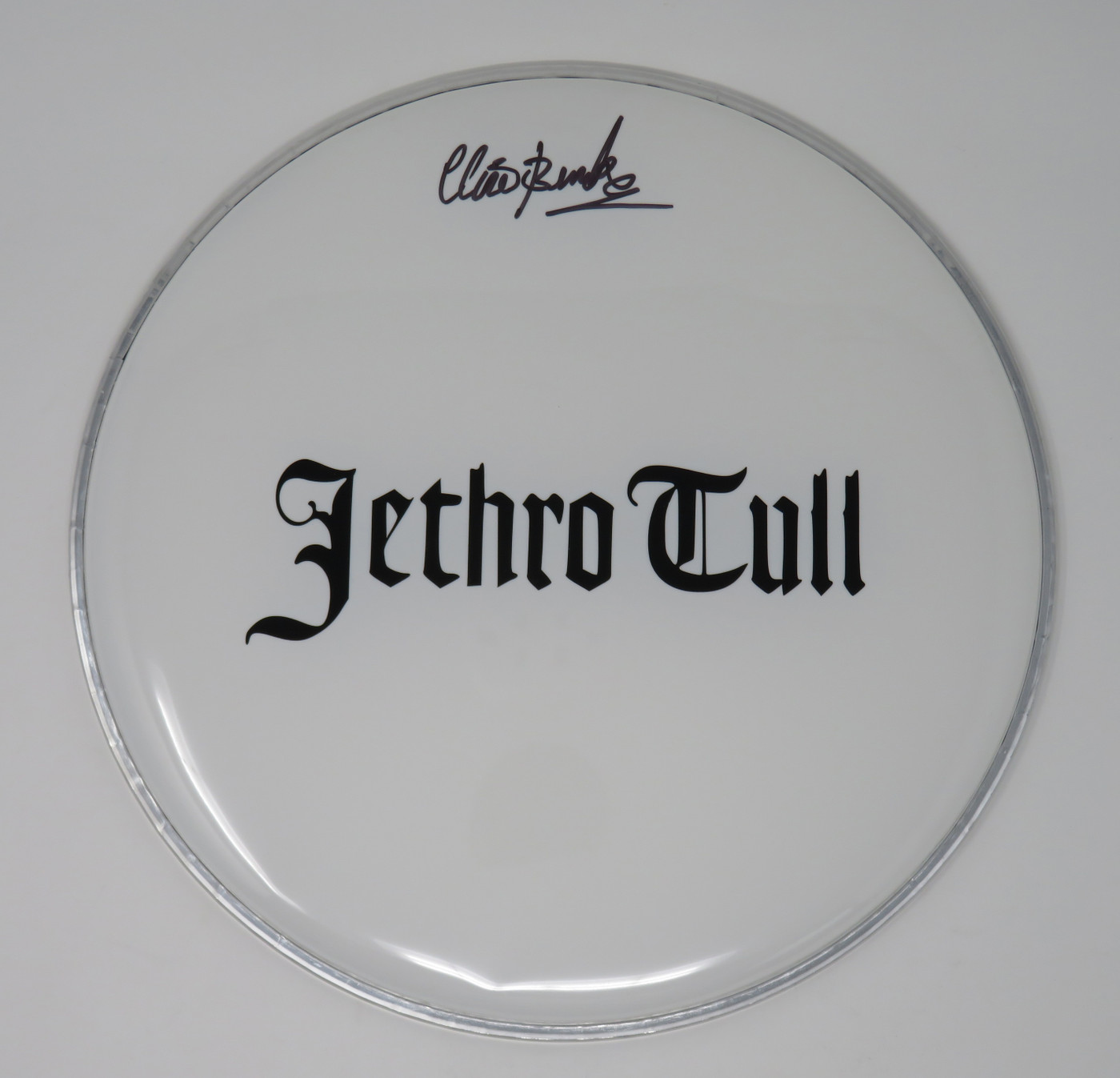 Jethro Tull Signed Drumhead