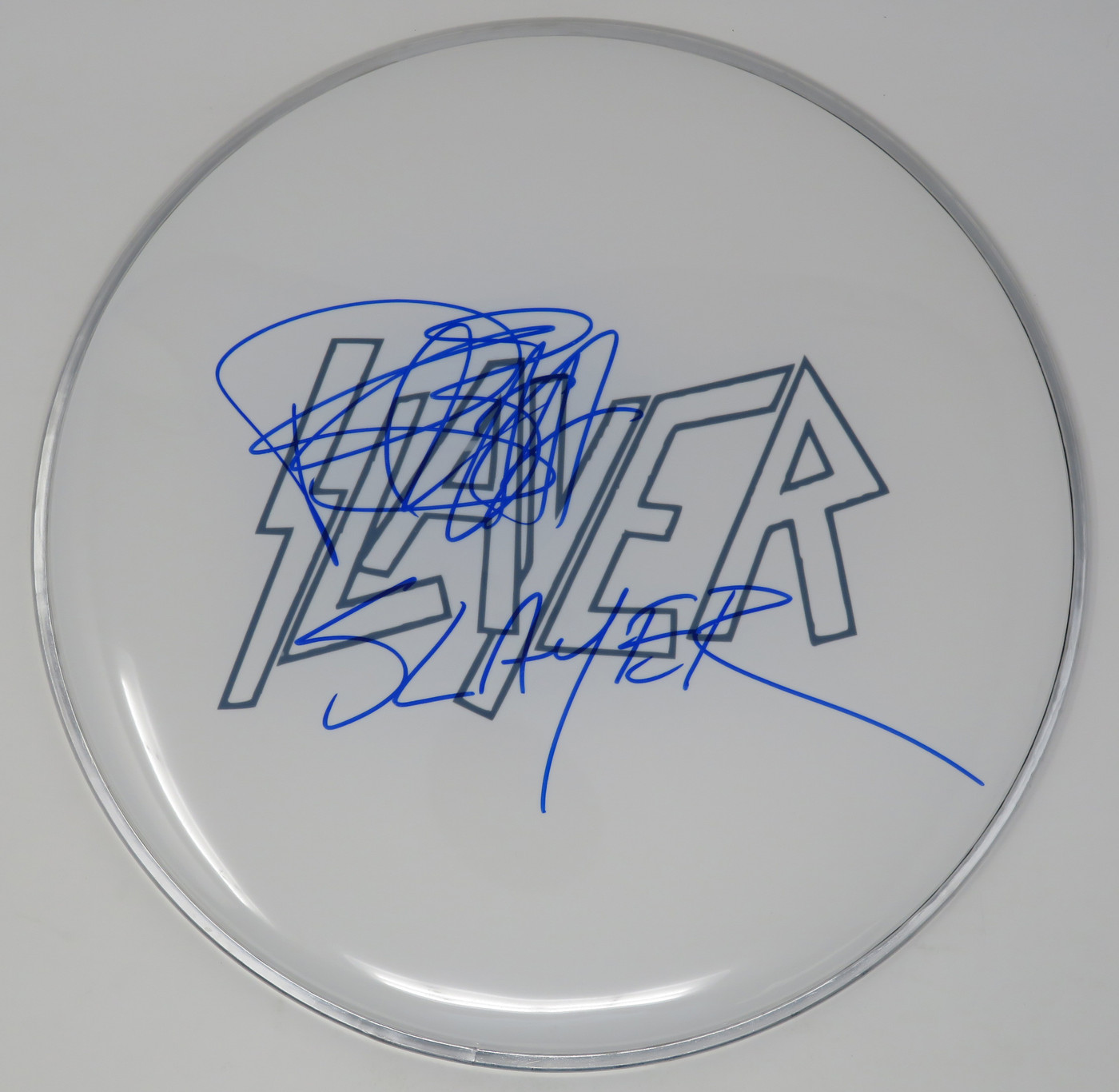 Slayer Signed Drumhead