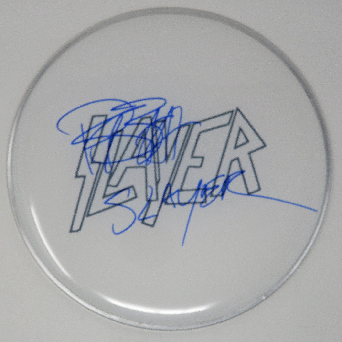 Slayer Signed Drumhead