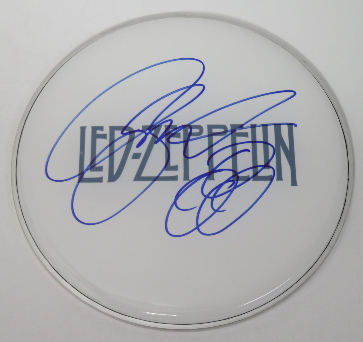 Led Zeppelin Signed Drumhead