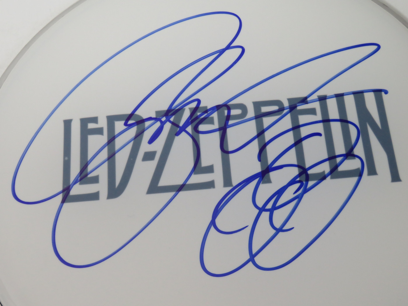Led Zeppelin Signed Drumhead
