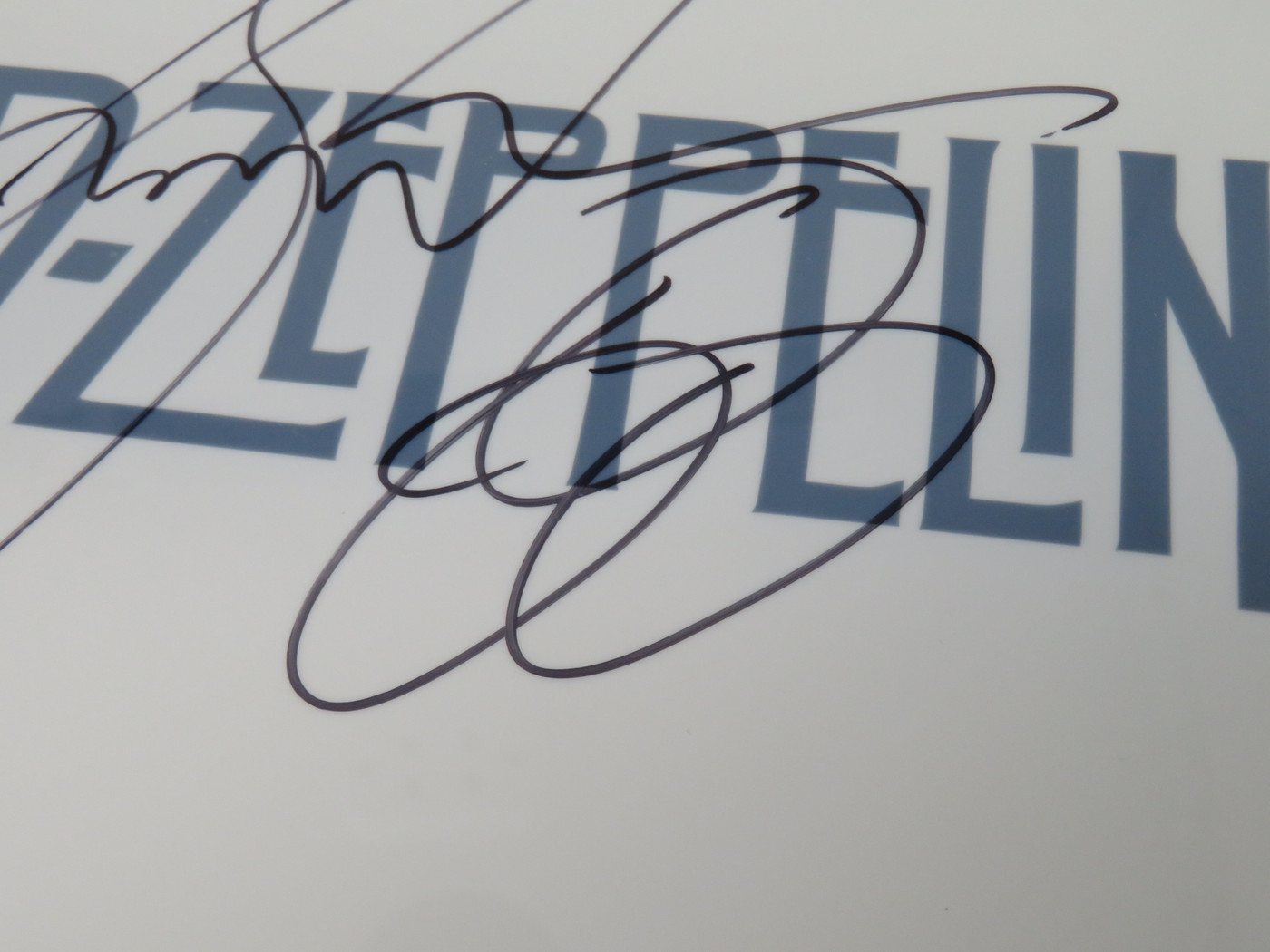 Led Zeppelin Signed Drumhead