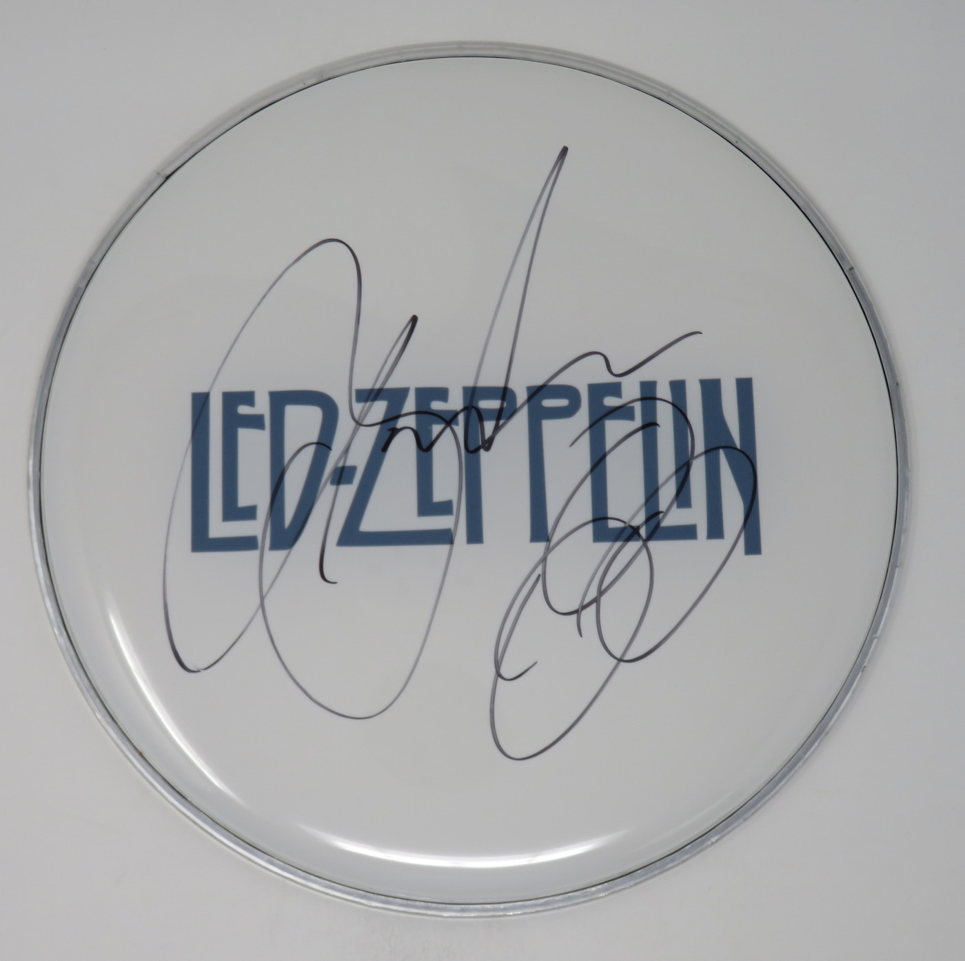 Led Zeppelin Signed Drumhead