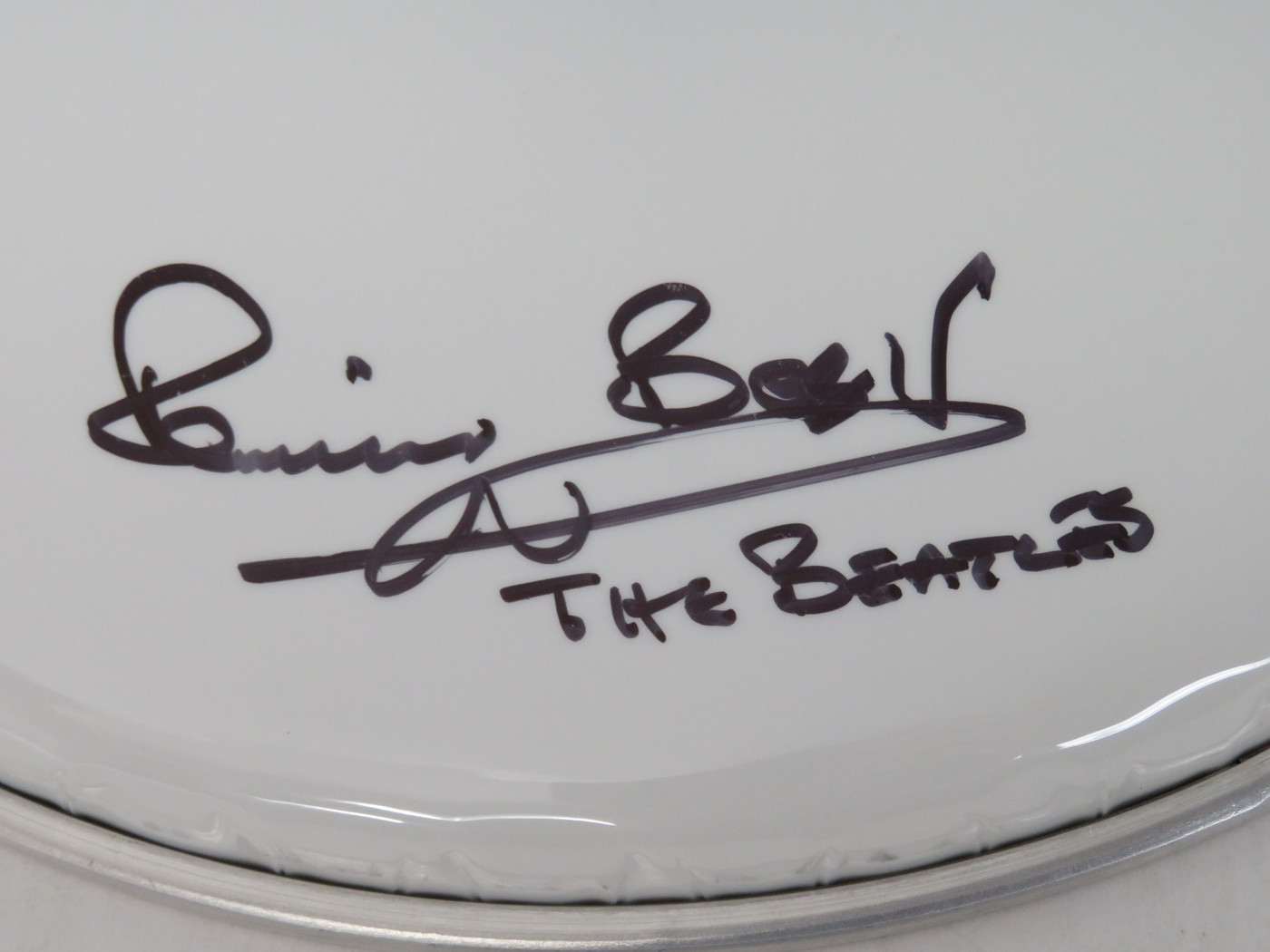 The Beatles Signed Drumhead (White)