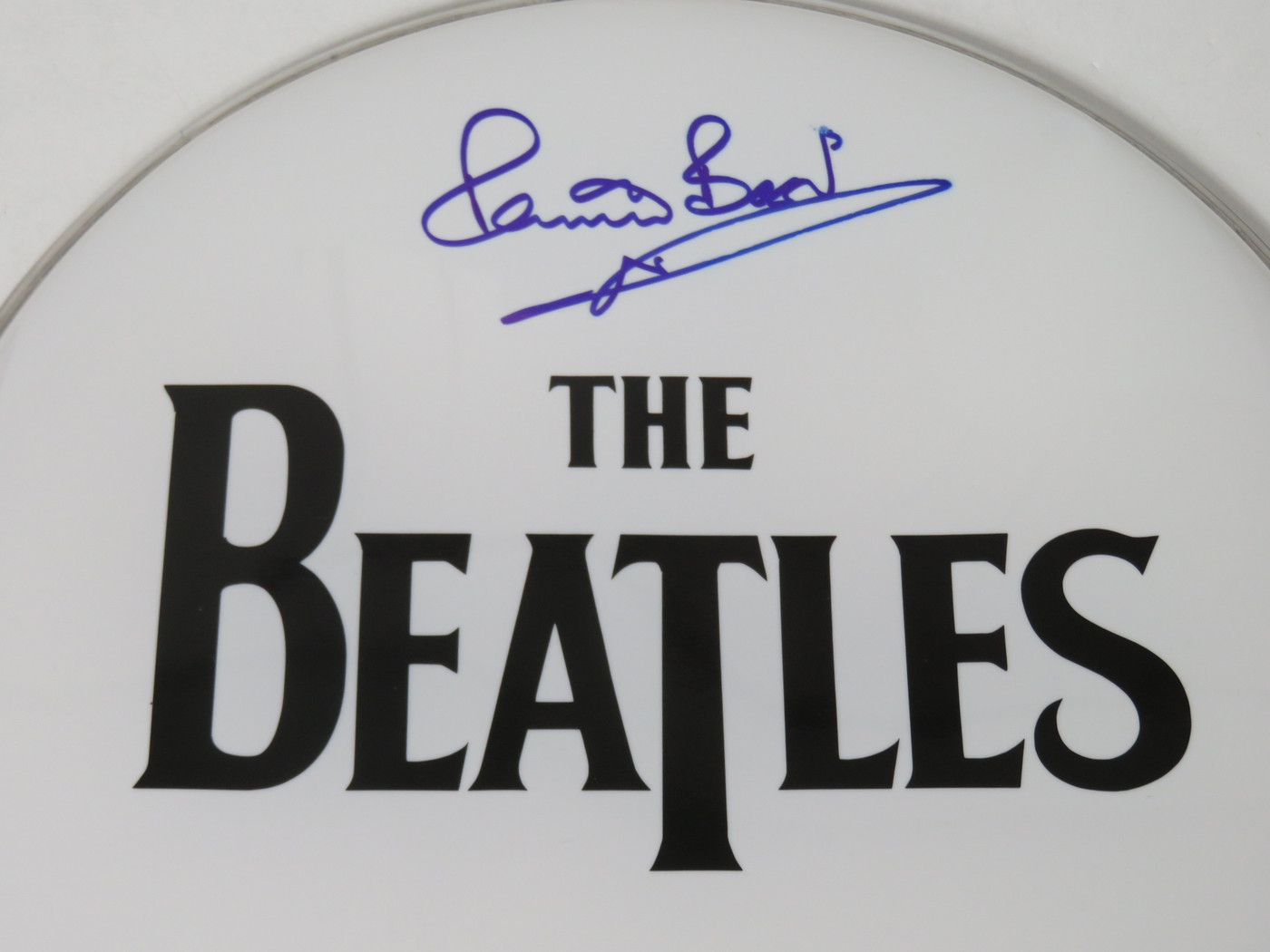 The Beatles Signed Drumhead (White)