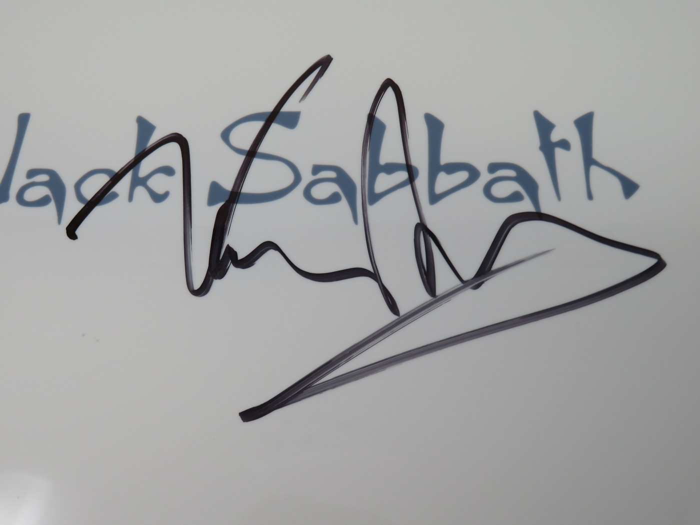 Black Sabbath Signed Drumhead
