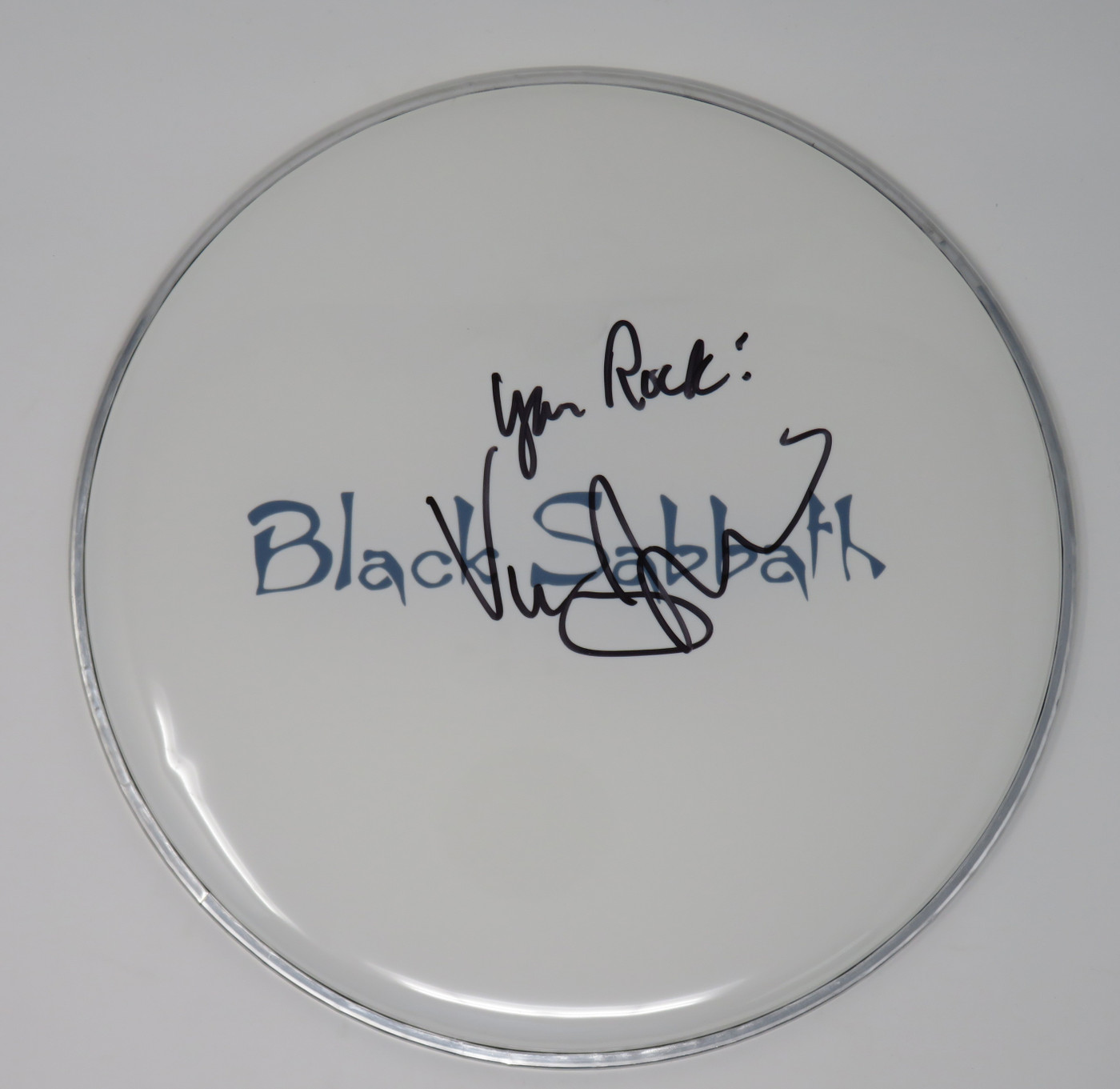 Black Sabbath Signed Drumhead