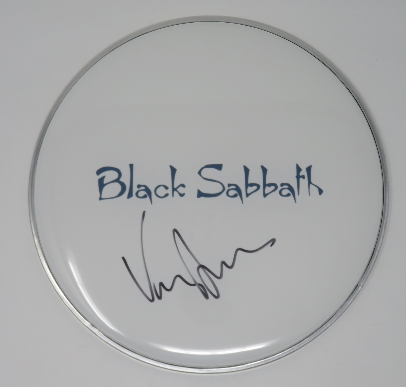 Black Sabbath Signed Drumhead