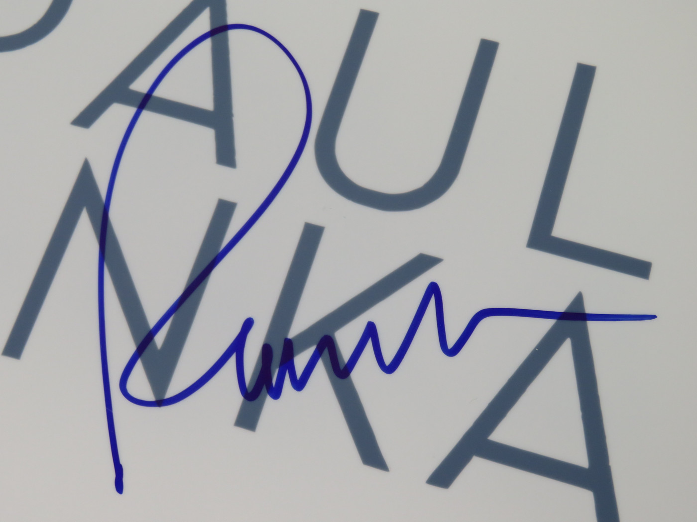 Paul Anka Signed Drumhead