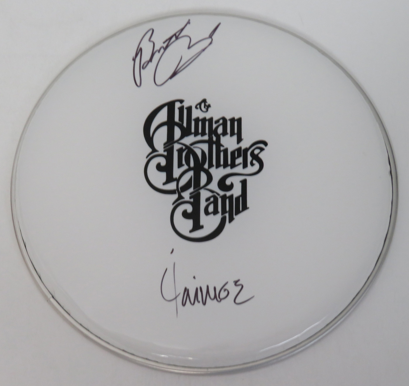 The Allman Bothers Band Signed Drumhead