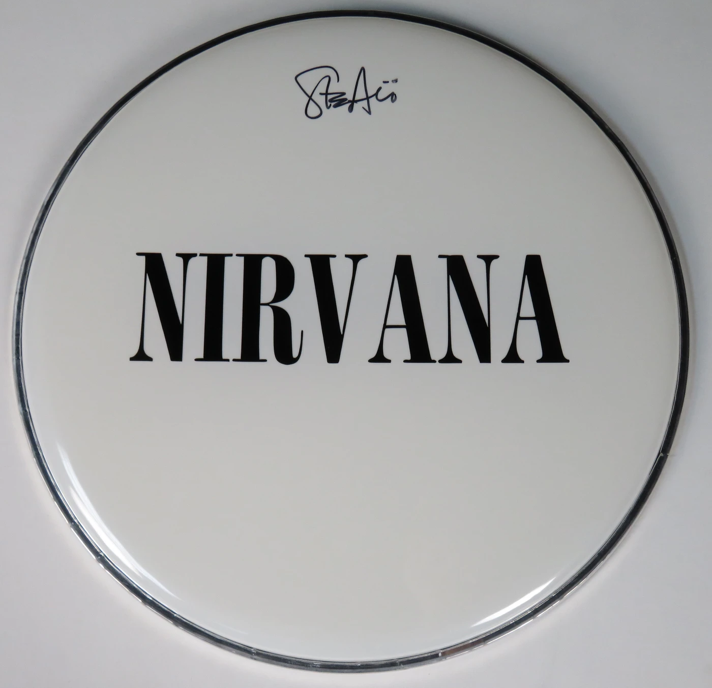 Steve Albini Nirvana Signed Drumhead