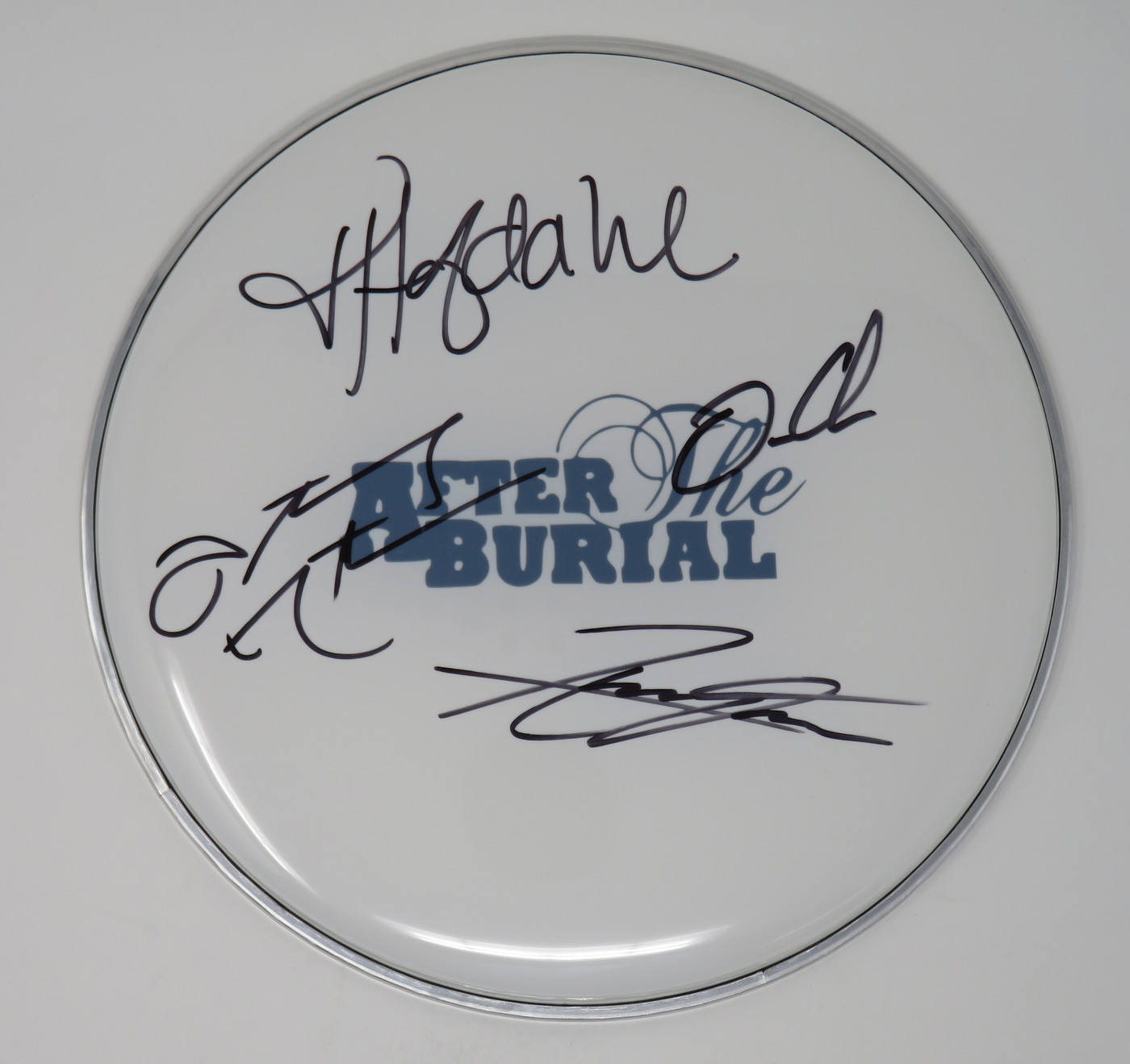 After The Burial Signed Drumhead