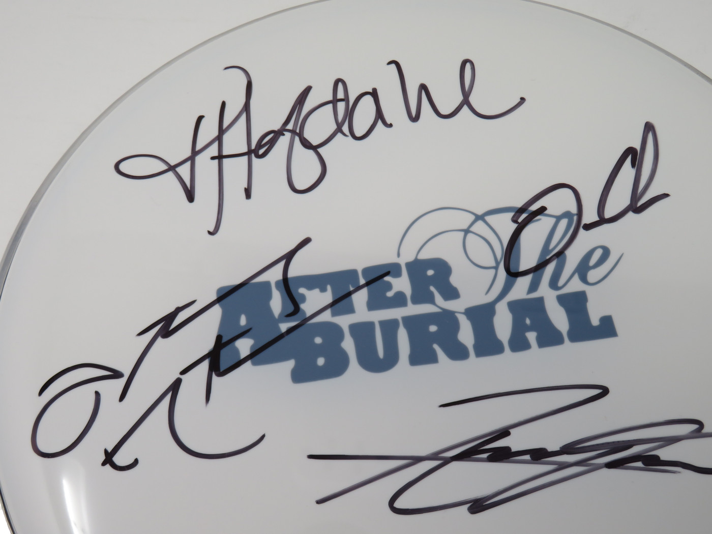 After The Burial Signed Drumhead
