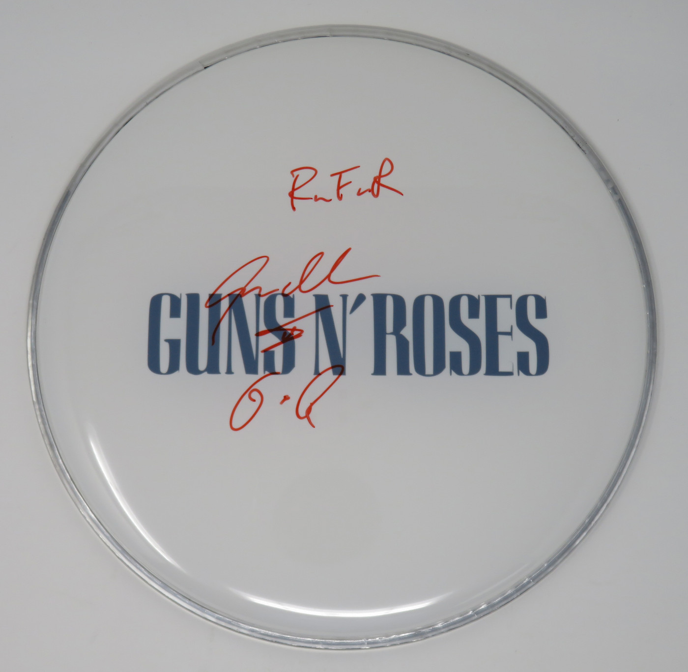 Steven Adler Signed Guns N' Roses Drumhead