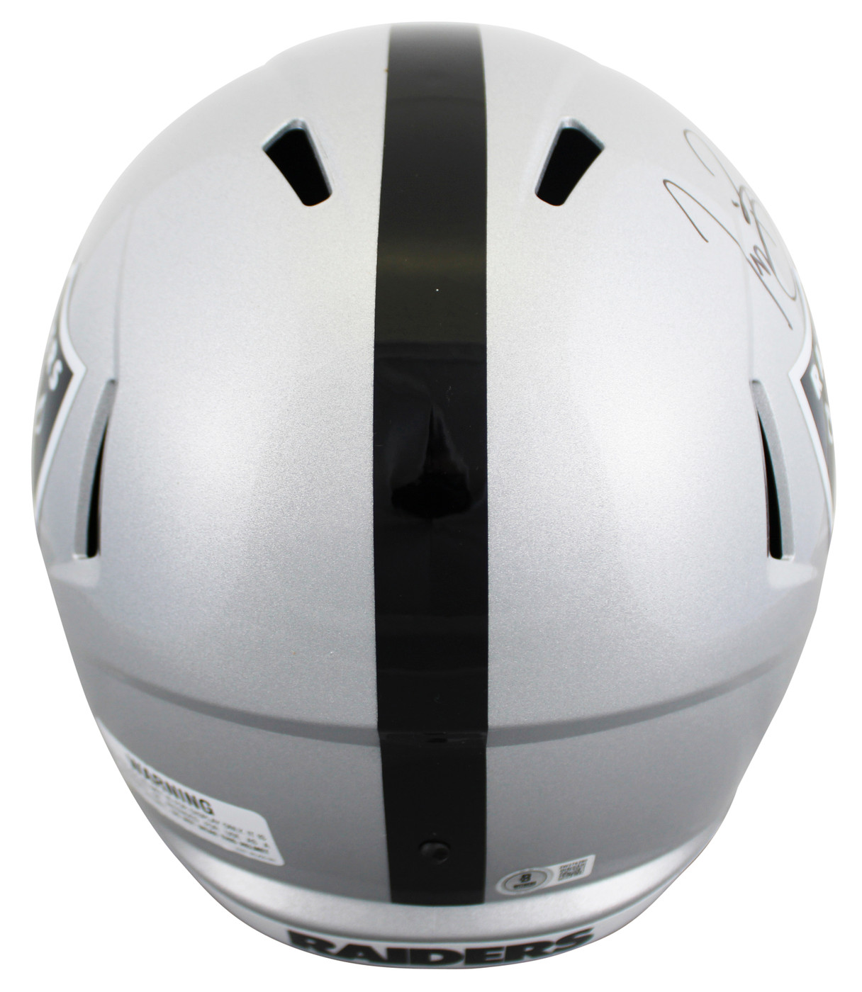 Raiders Tim Brown Authentic Signed Full Size Speed Rep Helmet BAS #2W276290