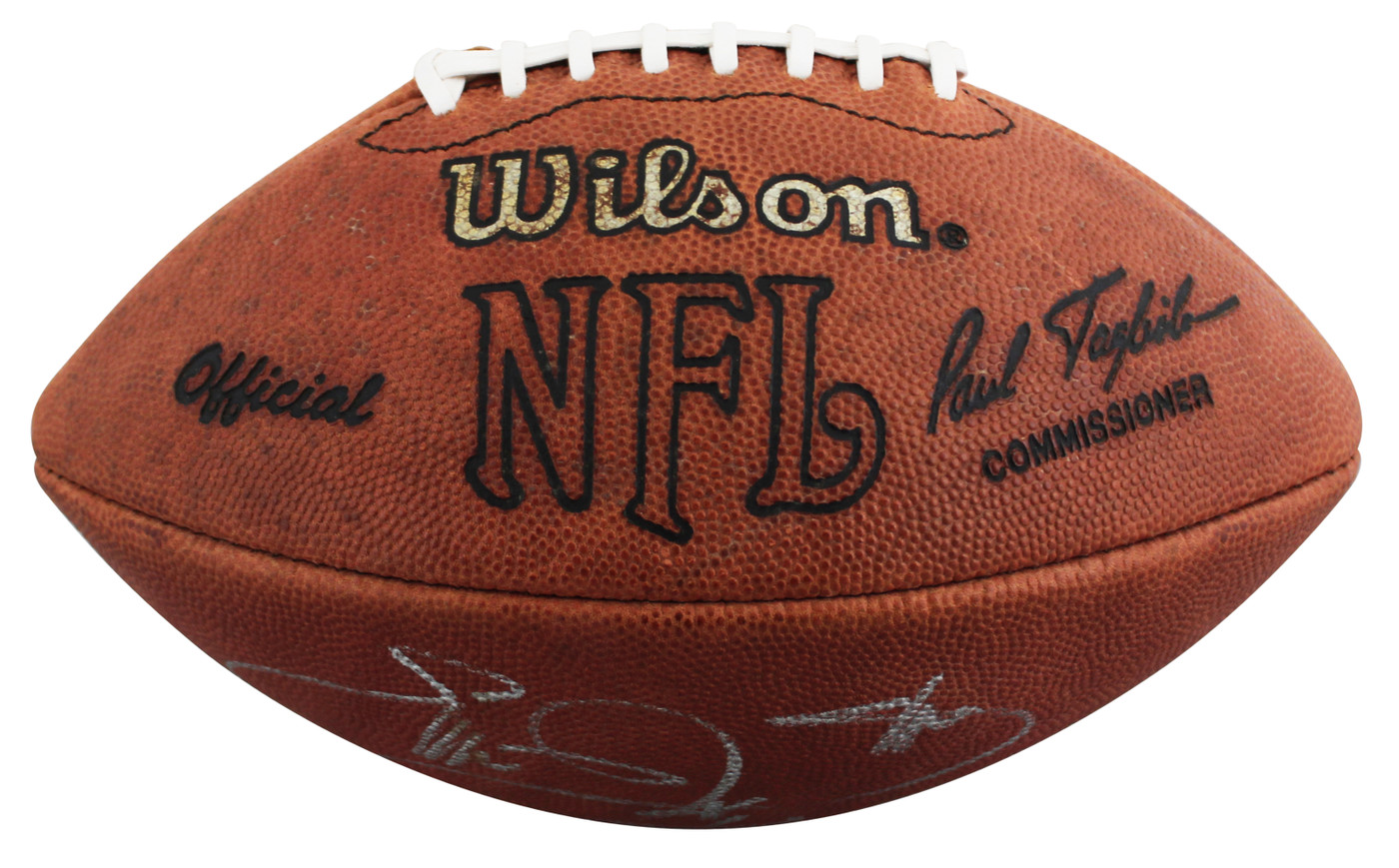 Cowboys Emmitt Smith Signed Official Wilson Football w/ Vintage Sig BAS #BS17529
