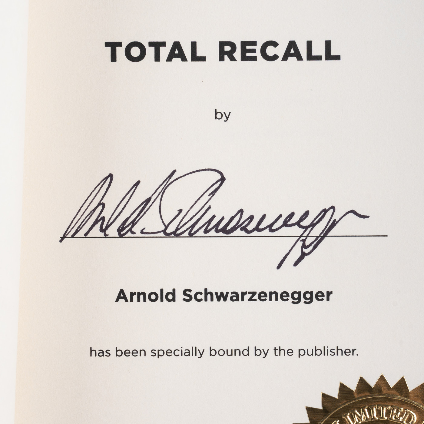 Total Recall: My Unbelievably True Life Story