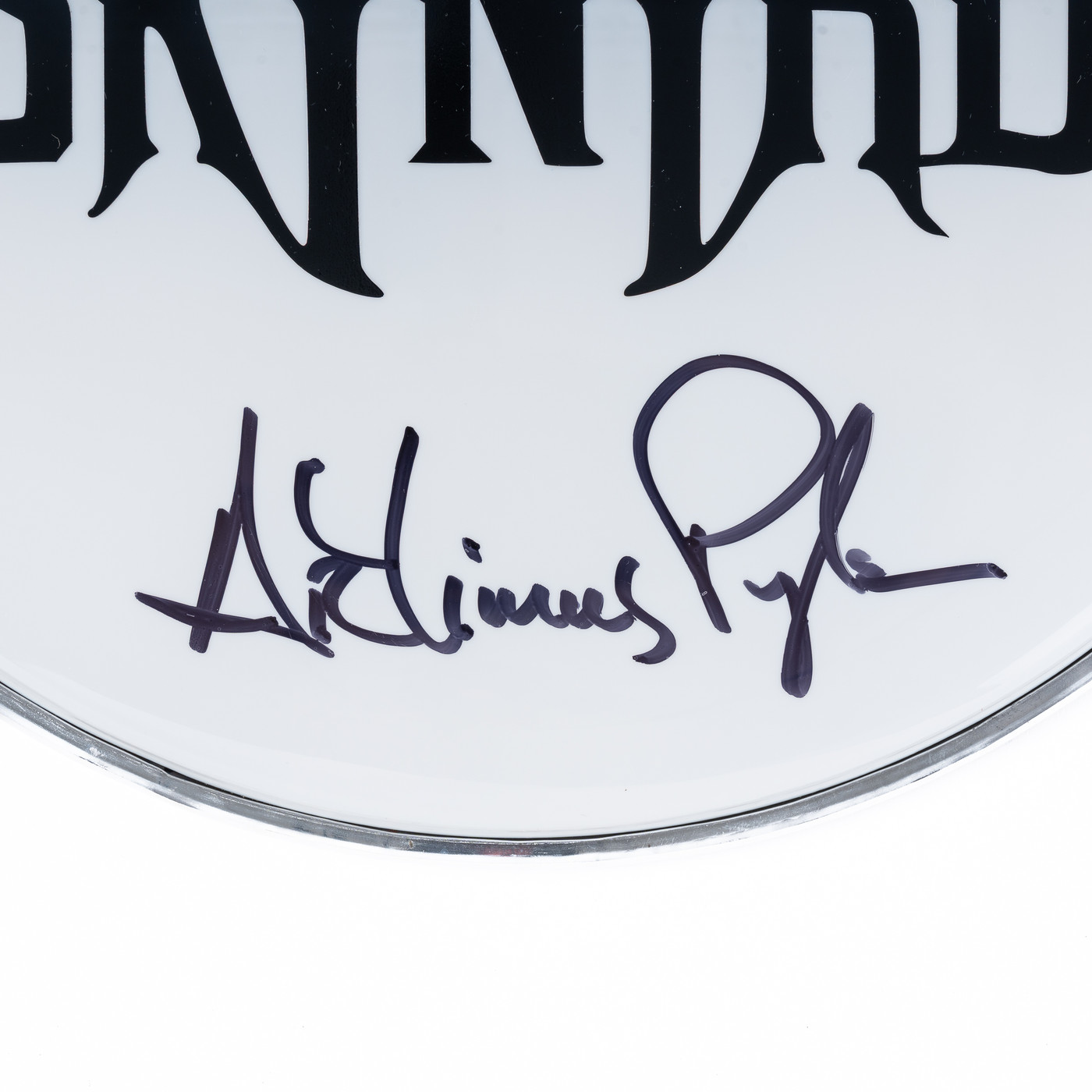 Lynyrd Skynyrd Artimus Pyle Signed Drumhead