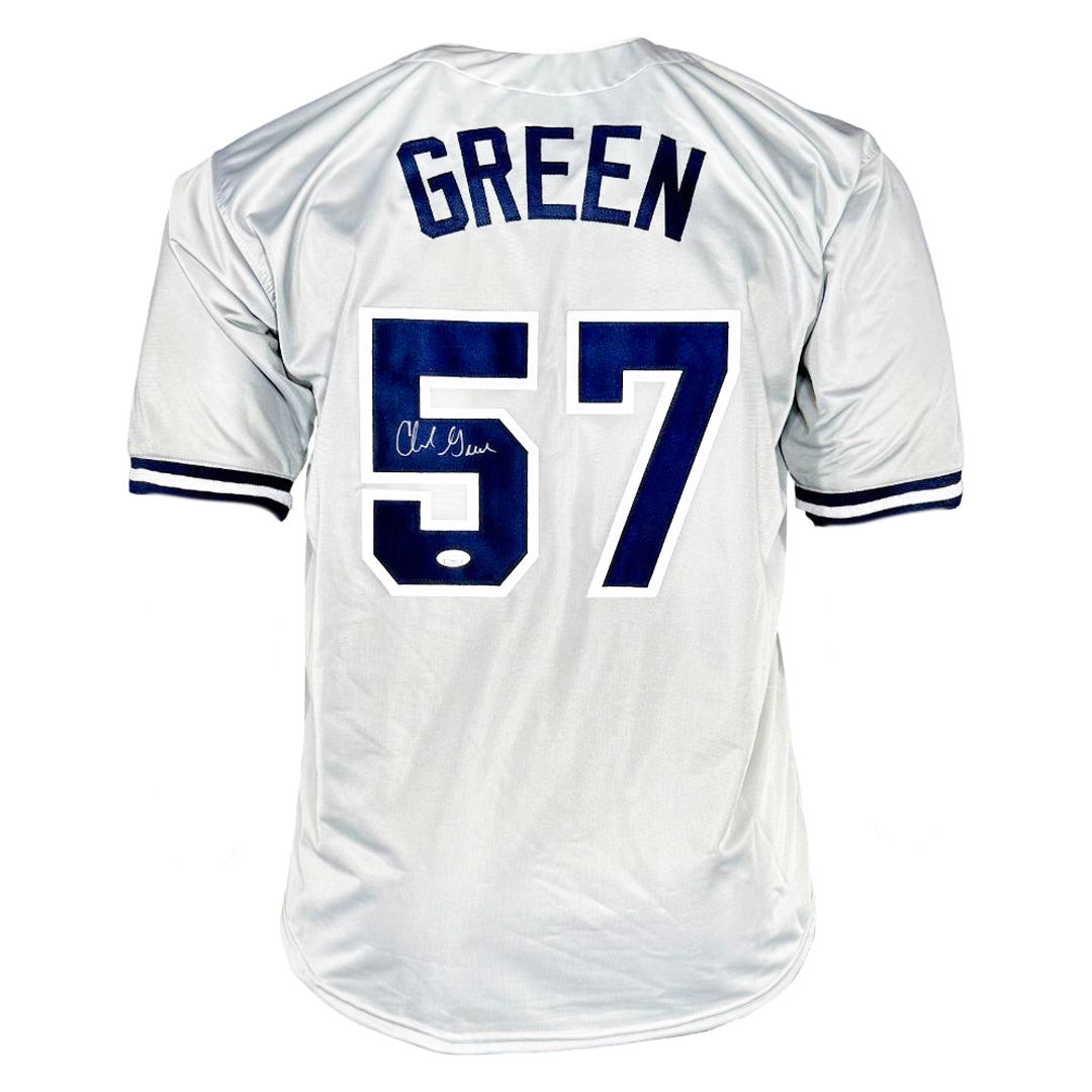 Chad Green Signed New York Grey Baseball Jersey (JSA)