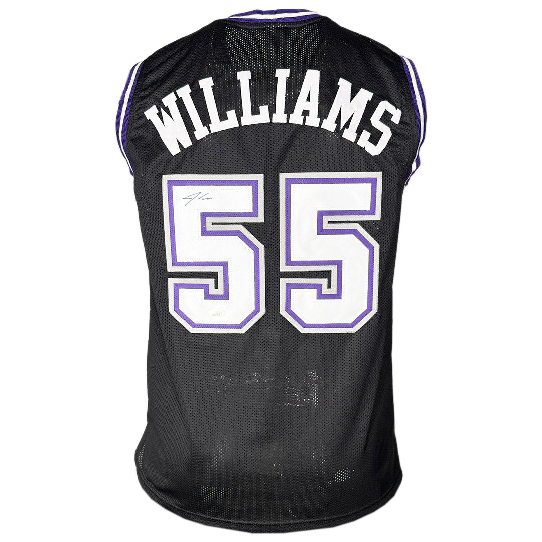Jason Williams Signed Sacramento Black Basketball Jersey (JSA)