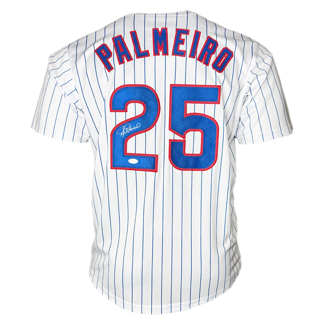 Rafael Palmeiro Signed Chicago Pinstripe Baseball Jersey (JSA)