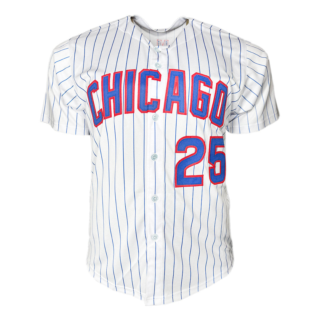 Rafael Palmeiro Signed Chicago Pinstripe Baseball Jersey (JSA)