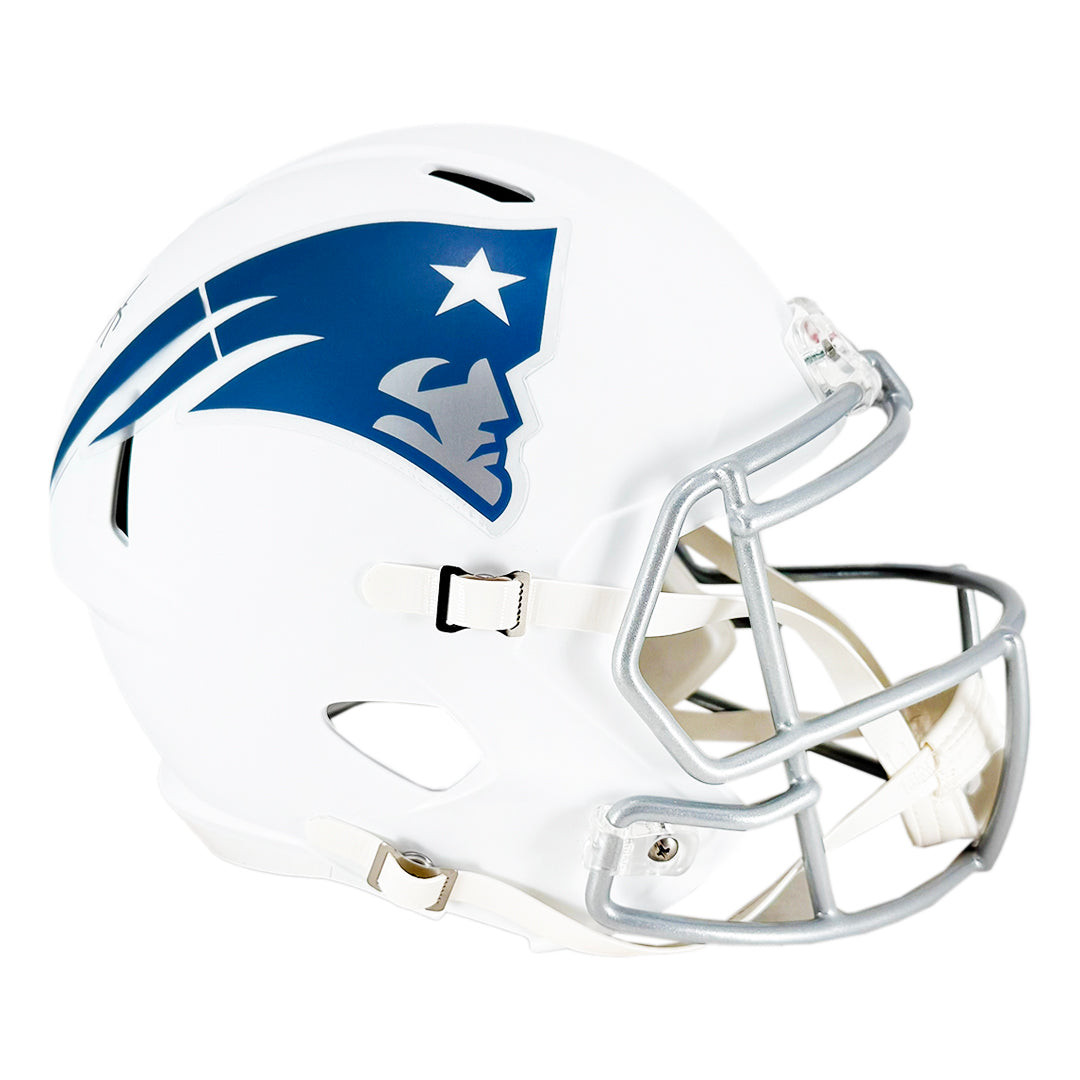 Vince Wilfork Signed New England Patriots Rivalries Speed Full-Size Replica Football Helmet (JSA)