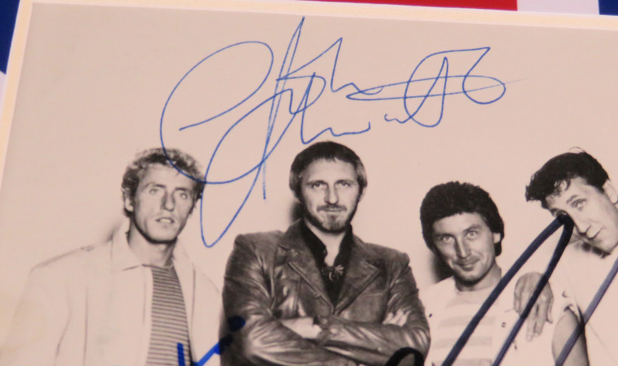 The Who Signed Display