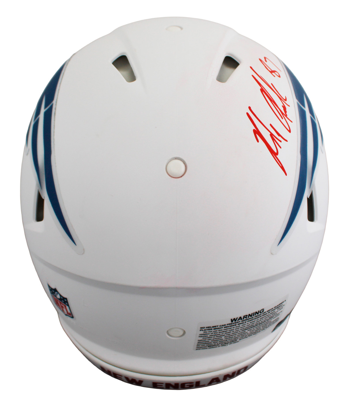 Patriots Rob Gronkowski Signed 2025 Rivalries F/S Speed Proline Helmet BAS Wit